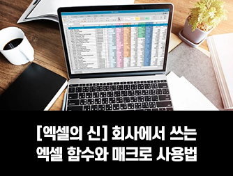 [엑셀의 신] 회사에서 쓰는 엑셀 함수와 매크로 사용법