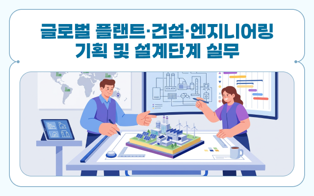 글로벌 플랜트·건설·엔지니어링 기획 및 설계단계 실무